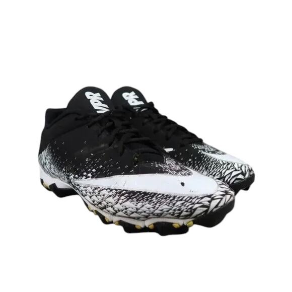 Nike Shoes Mens 13 Football Cleats Vapor Fastflex Athletic Sport Black White Vpr - Picture 15 of 15